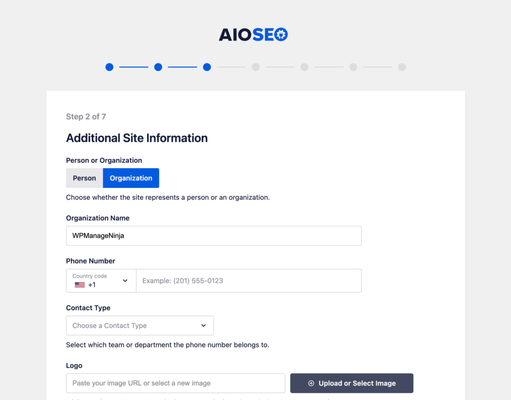 All in One SEO: fornisci ulteriori informazioni sul sito