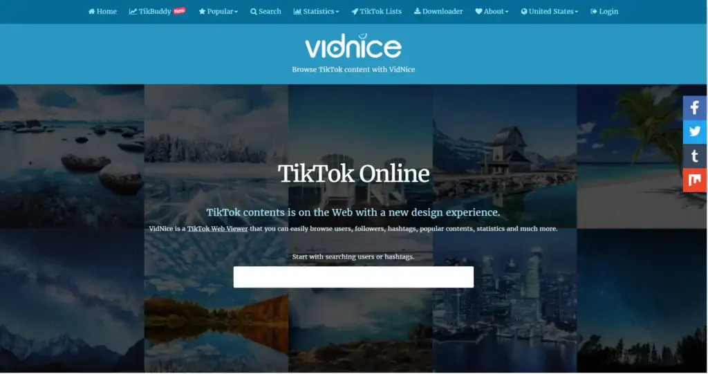 profil du spectateur tiktok : vidnice