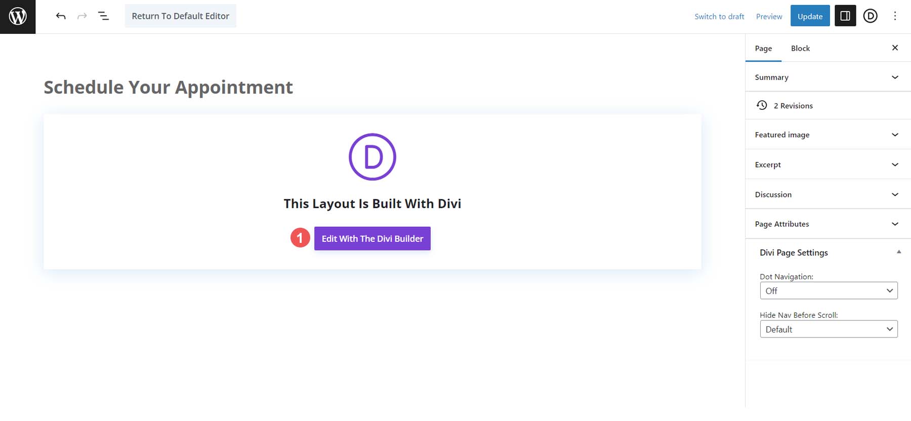 使用 Divi Builder 进行编辑