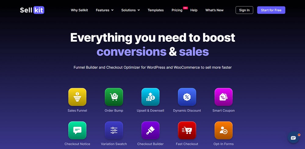 SellKit funnel builder checkout optimizador para WooCommerce