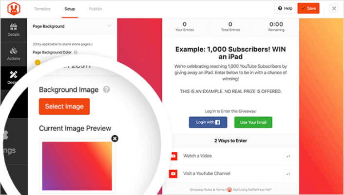 หน้า Landing Page ของ YouTube แจก