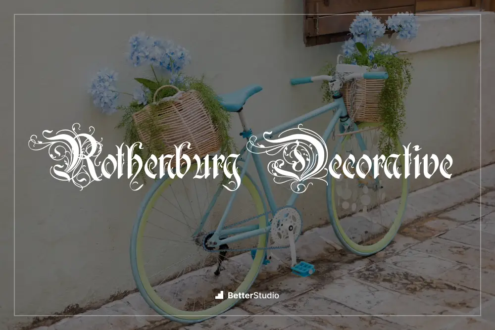 Rothenburg decorative -