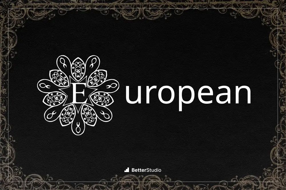 Monogram europejski -