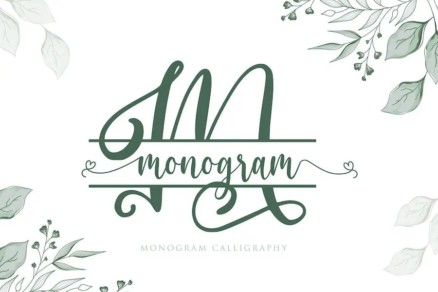 Monogramm-Kalligraphie -