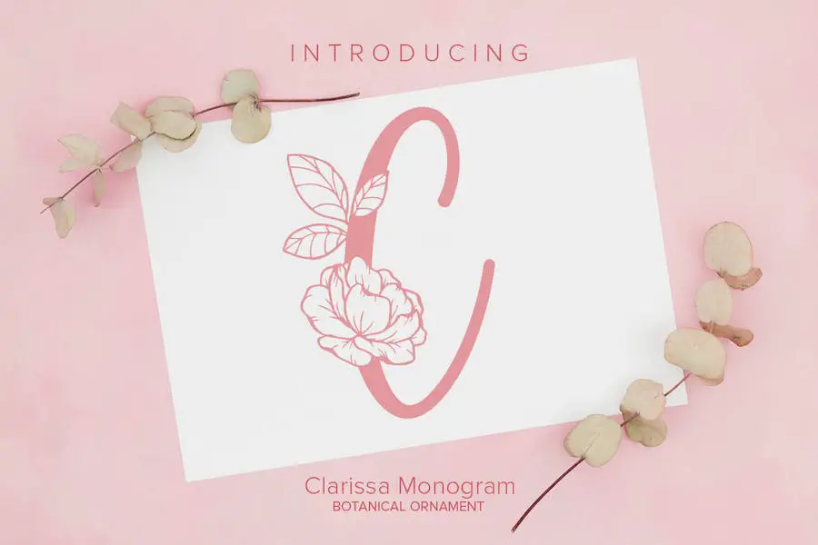 Clarissa Monogram -