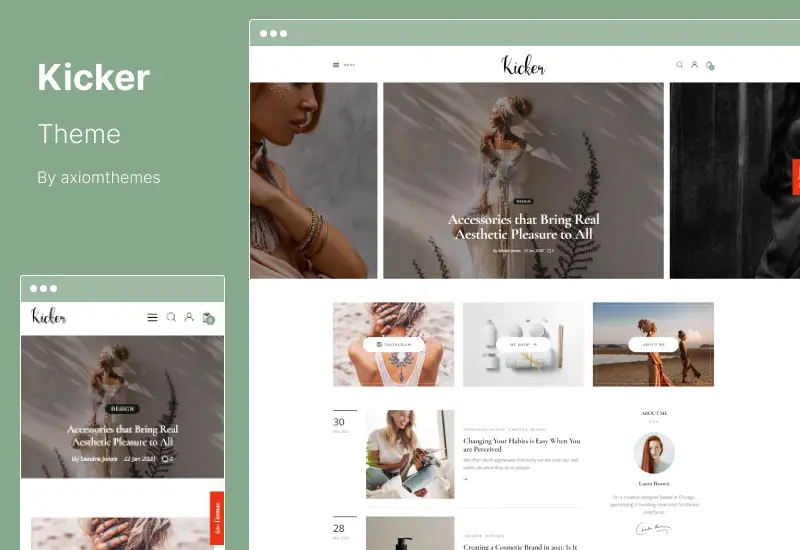 Kicker Theme — многоцелевая тема WordPress для блогов и журналов