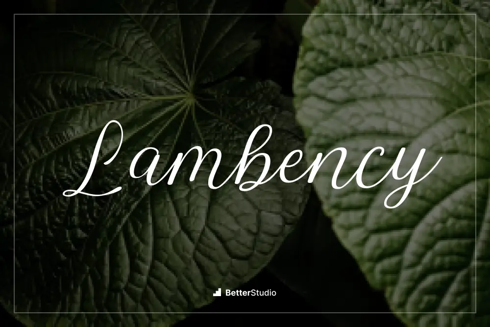 Lambency -