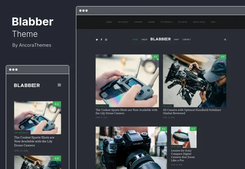 Tema Blabber - Tema WordPress Blog & Majalah Berita Elemen All-in-One