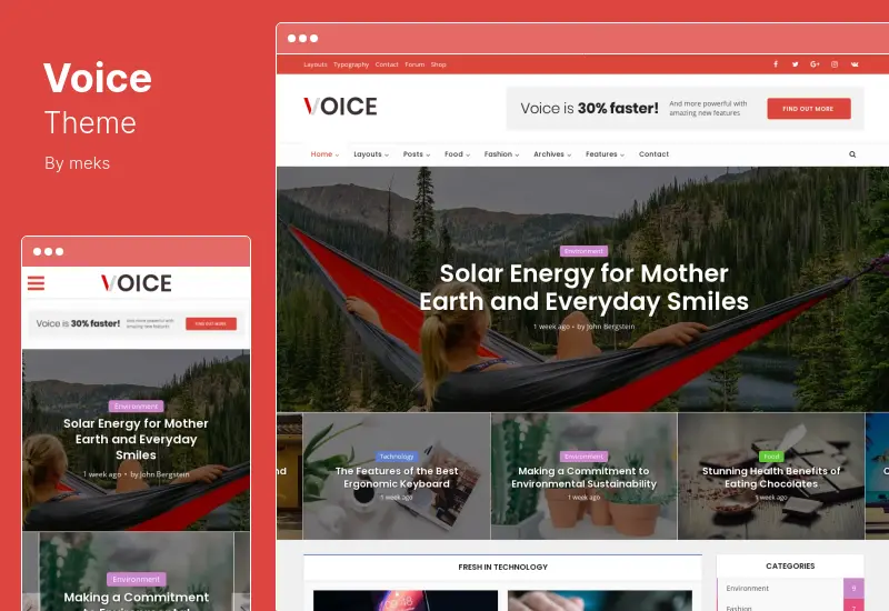 Voice Teması - News Magazine WordPress Teması