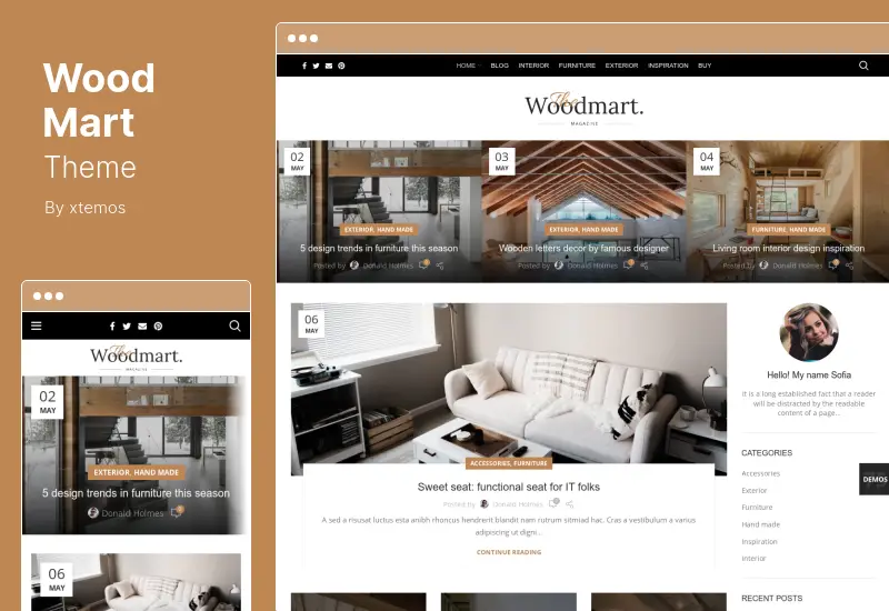 Tema WoodMart - Tema multipropósito de WooCommerce