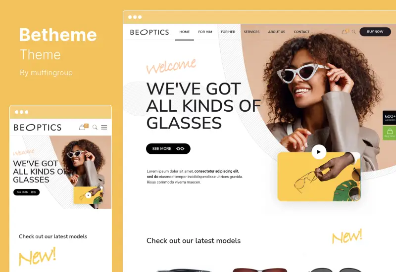 Betheme Theme — адаптивная многоцелевая тема WordPress и WooCommerce