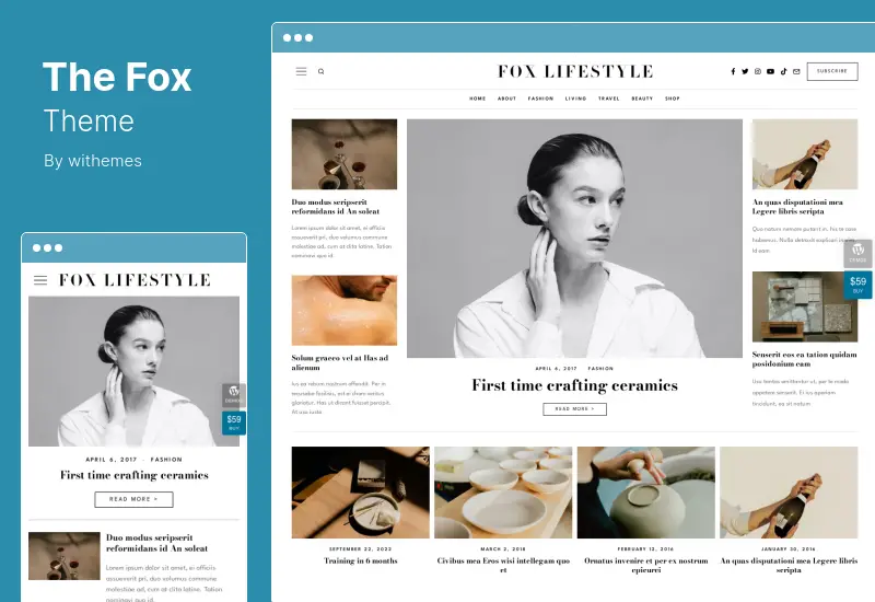 The Fox Theme - Minimal Newspaper News Magazine Blog WordPress Theme