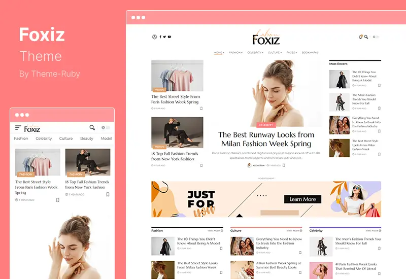 Foxiz Theme - Tema de WordPress para periódicos, noticias y revistas