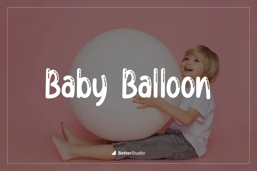 Balon dla niemowląt -