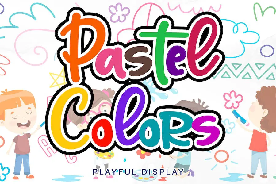 Pastellfarben -