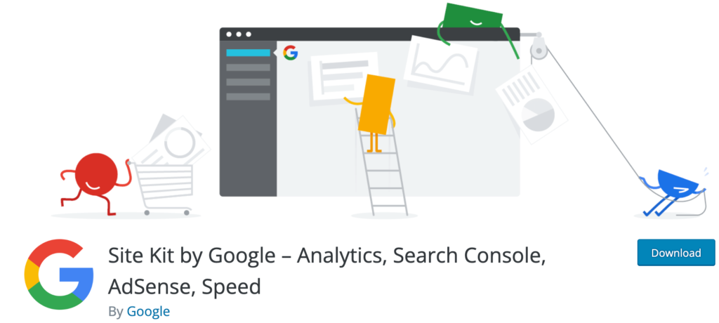 Ein Screenshot des Site Kit by Google-Plugins