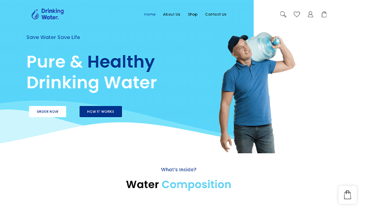 Drinking Water Delivery Template