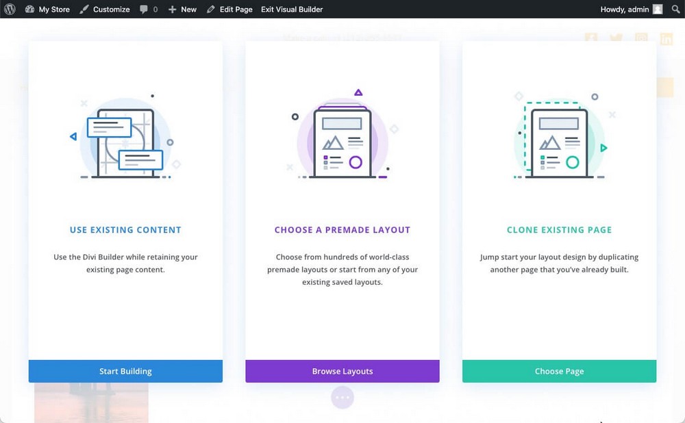 Cómo empezar un nuevo diseño con Divi