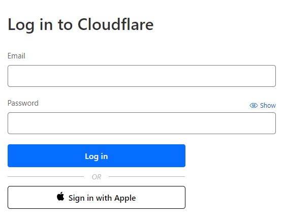 creare un dominio in cloudflare