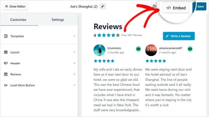 在 WordPress 中嵌入 Tripadvisor 小組件