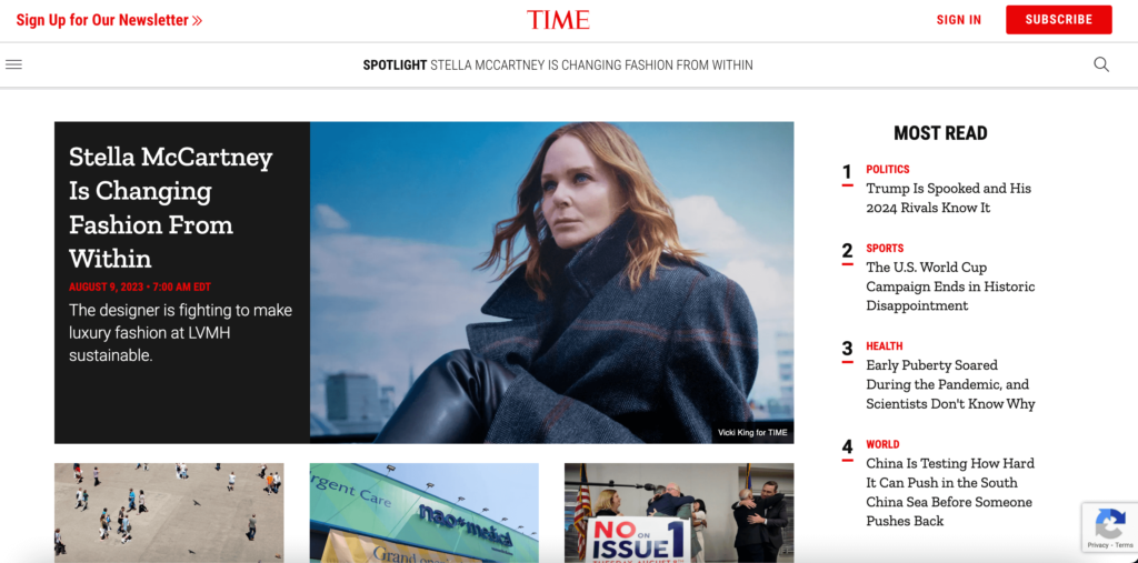 WordPress kullanan Time Magazine_companies