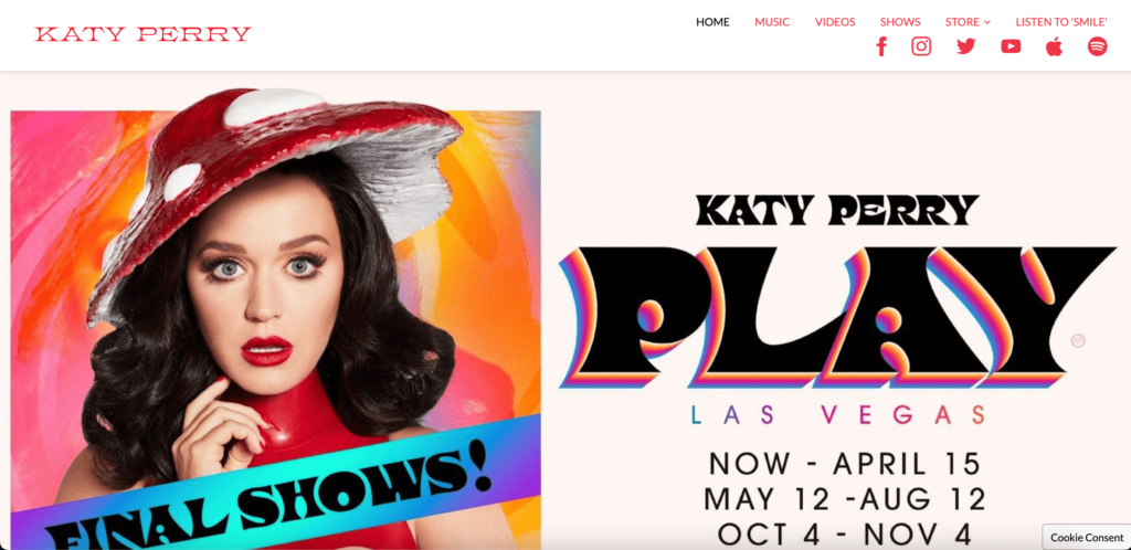 Katy Perry_empresas que usan wordpress