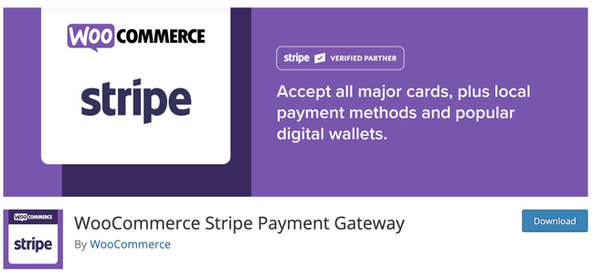 Bannière Stripe WooCommerce