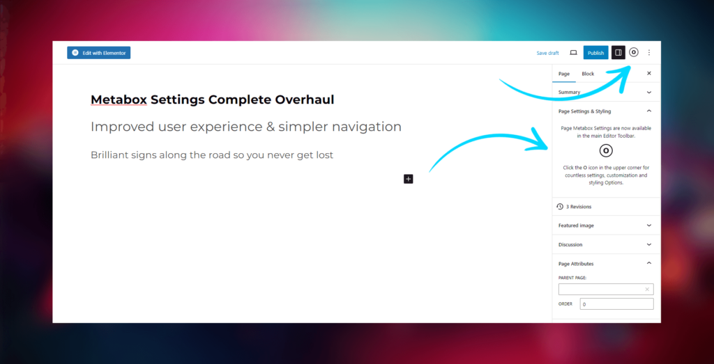 La nueva configuración de OceanWP Metabox mejoró la experiencia del usuario