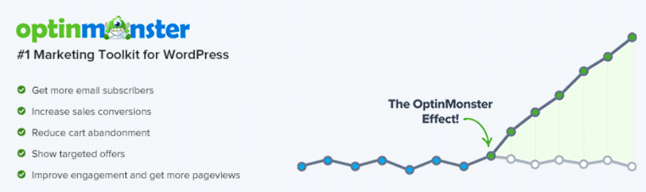 12 ปลั๊กอิน WordPress ที่ดีที่สุดสำหรับเว็บไซต์ธุรกิจของคุณ ภาพหน้าจอจากรายการปลั๊กอิน OptinMonster ในไดเร็กทอรีปลั๊กอิน WordPress