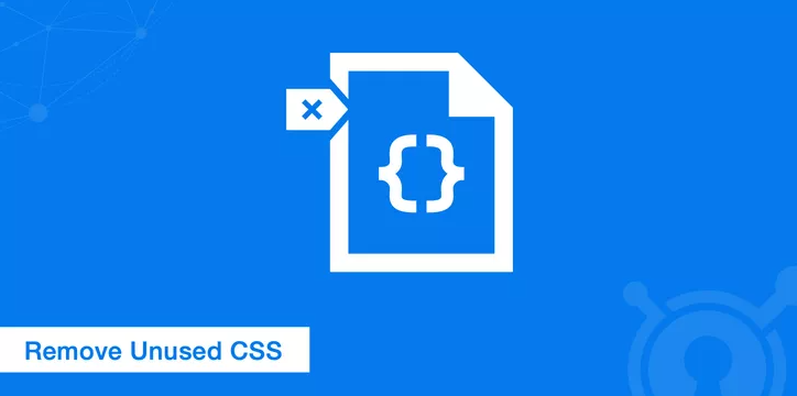 Dies ist eine Illustration zum Entfernen nicht verwendeter CSS