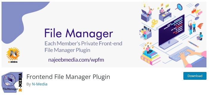 Manager de fișiere front-end