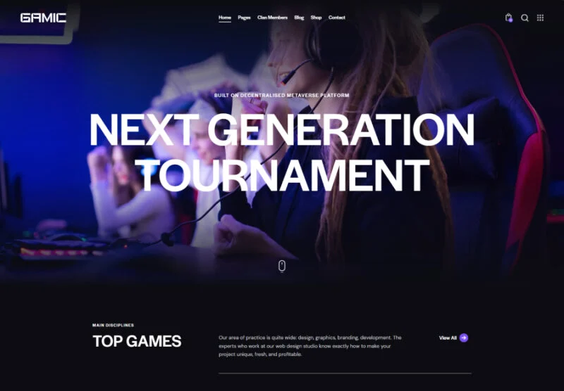 Tema eSports game