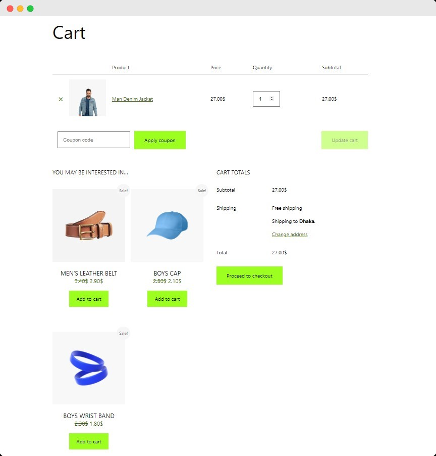 WooCommerce linked products for cross sell-cart view