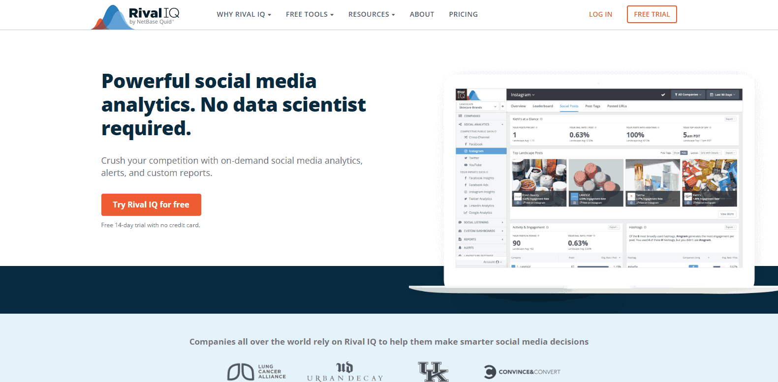 Un puissant logiciel d'analyse des médias sociaux