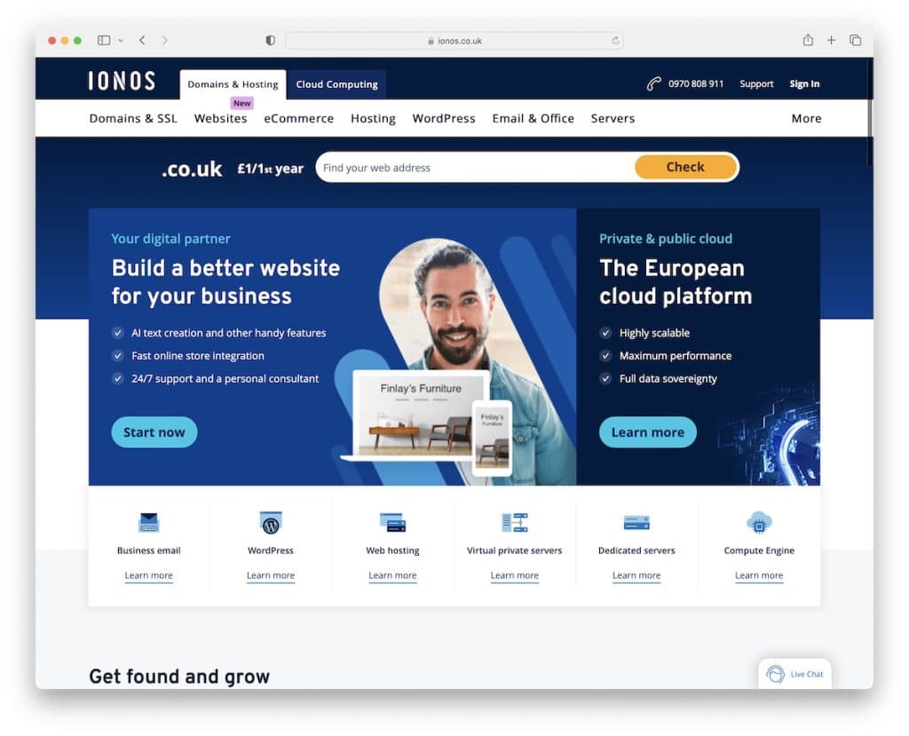 hosting wordpress ionos ue