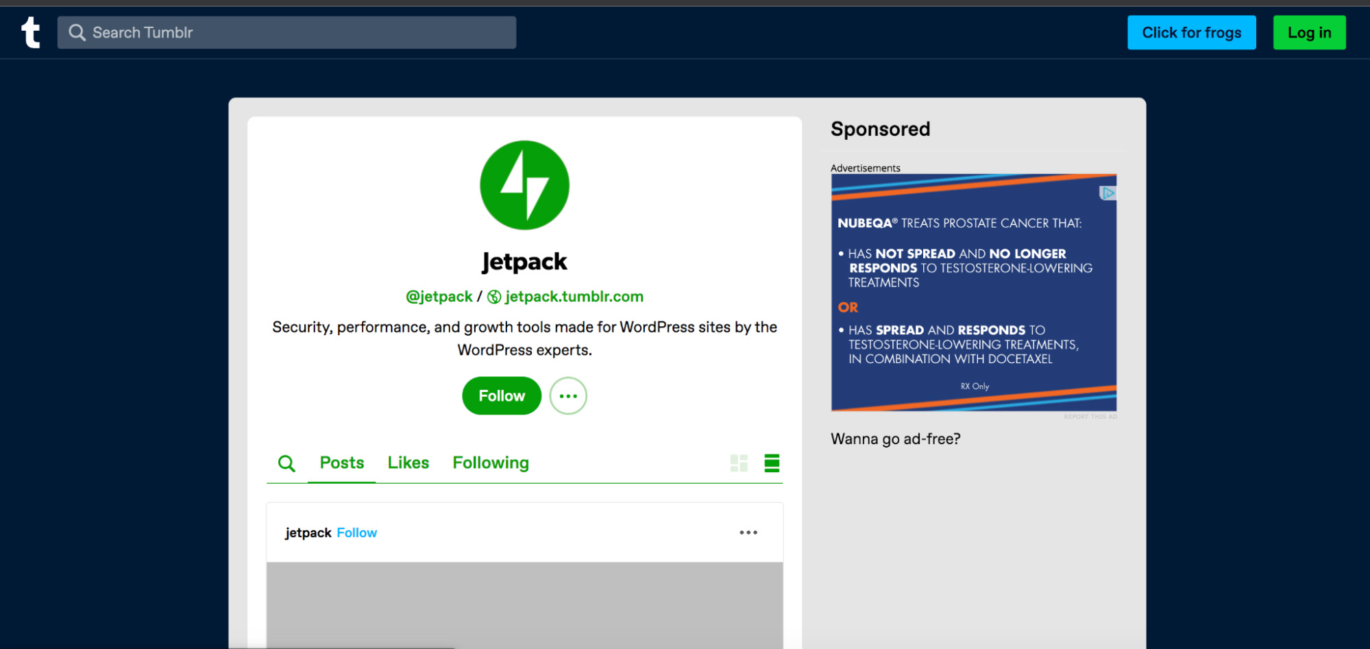 Jetpack na Tumblrze – wyjątkowa platforma i baza użytkowników skierowana do fanów