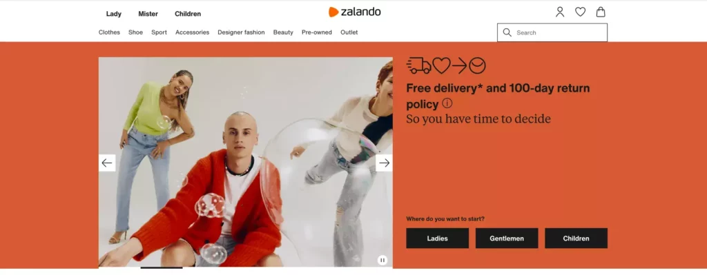 在 zalando 上推广