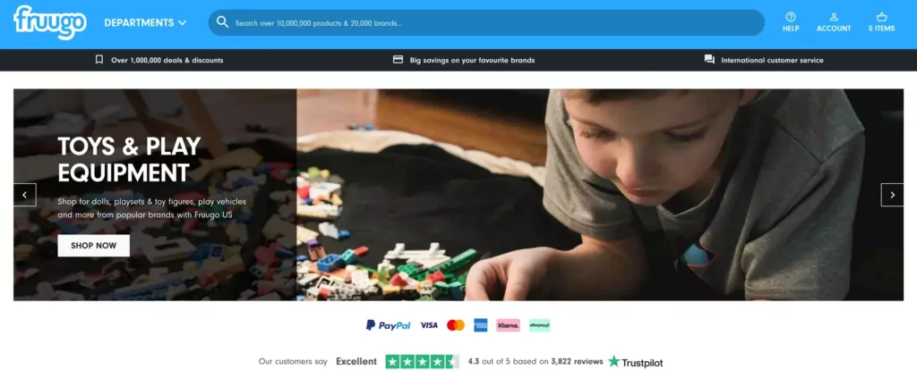 fruugo - unul dintre cele mai bune site-uri de vânzare online din Marea Britanie