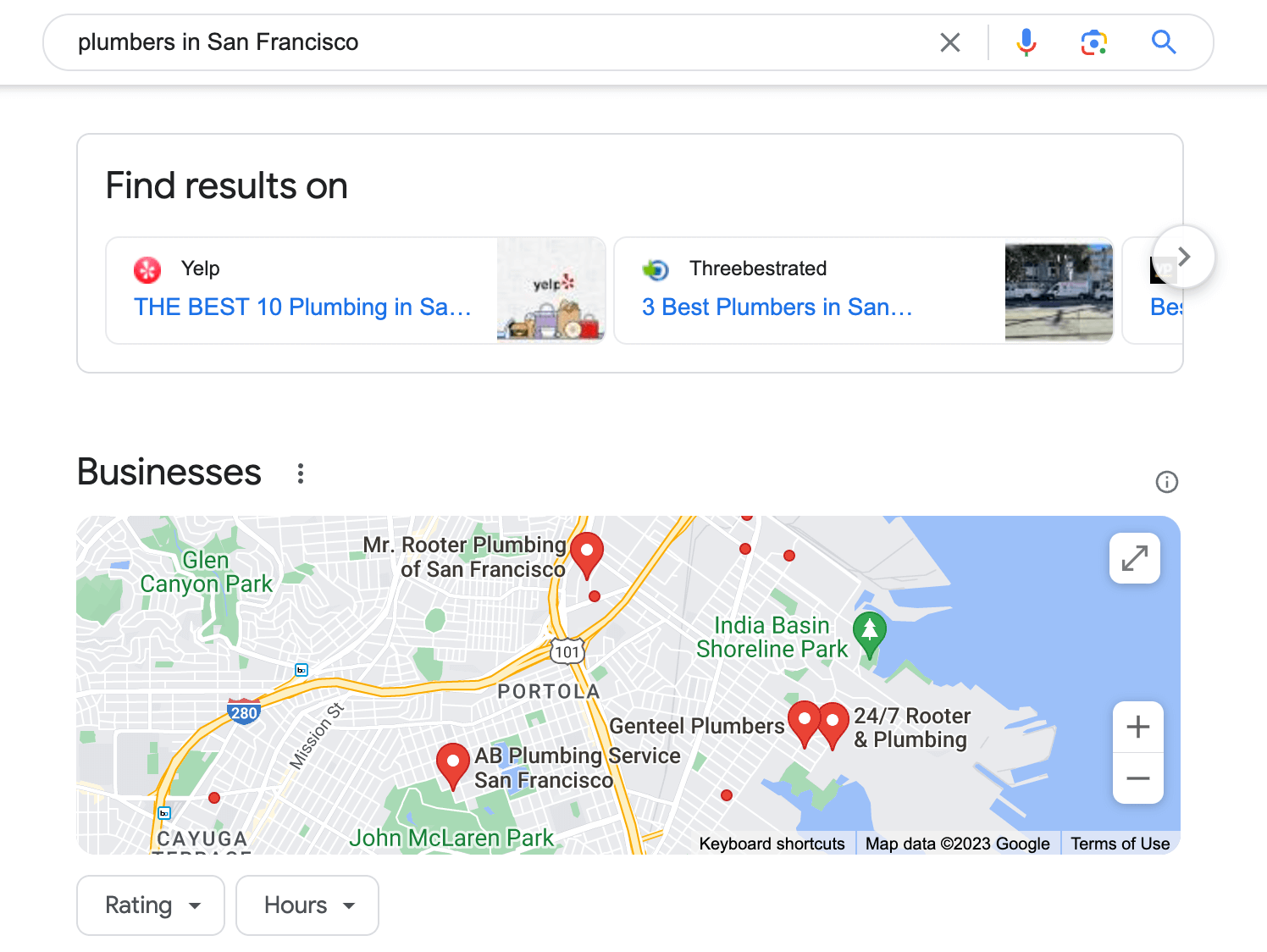 SEO local pentru instalatorii din San Francisco.