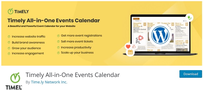 Calendario de eventos todo en uno oportuno