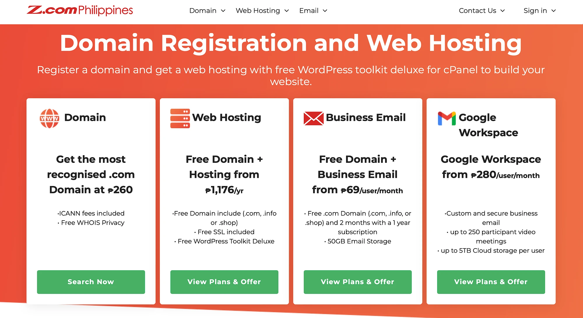 Web.Z.com memiliki beberapa web hosting terbaik dan termurah di Filipina.