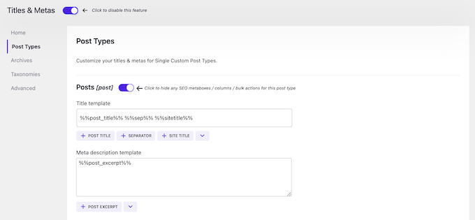 Automatically generating SEO metadata using a WordPress plugin