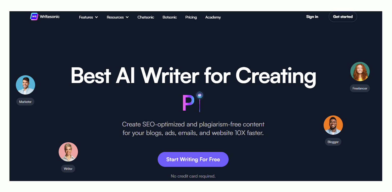 Writesonic: herramienta de creación de contenido de IA