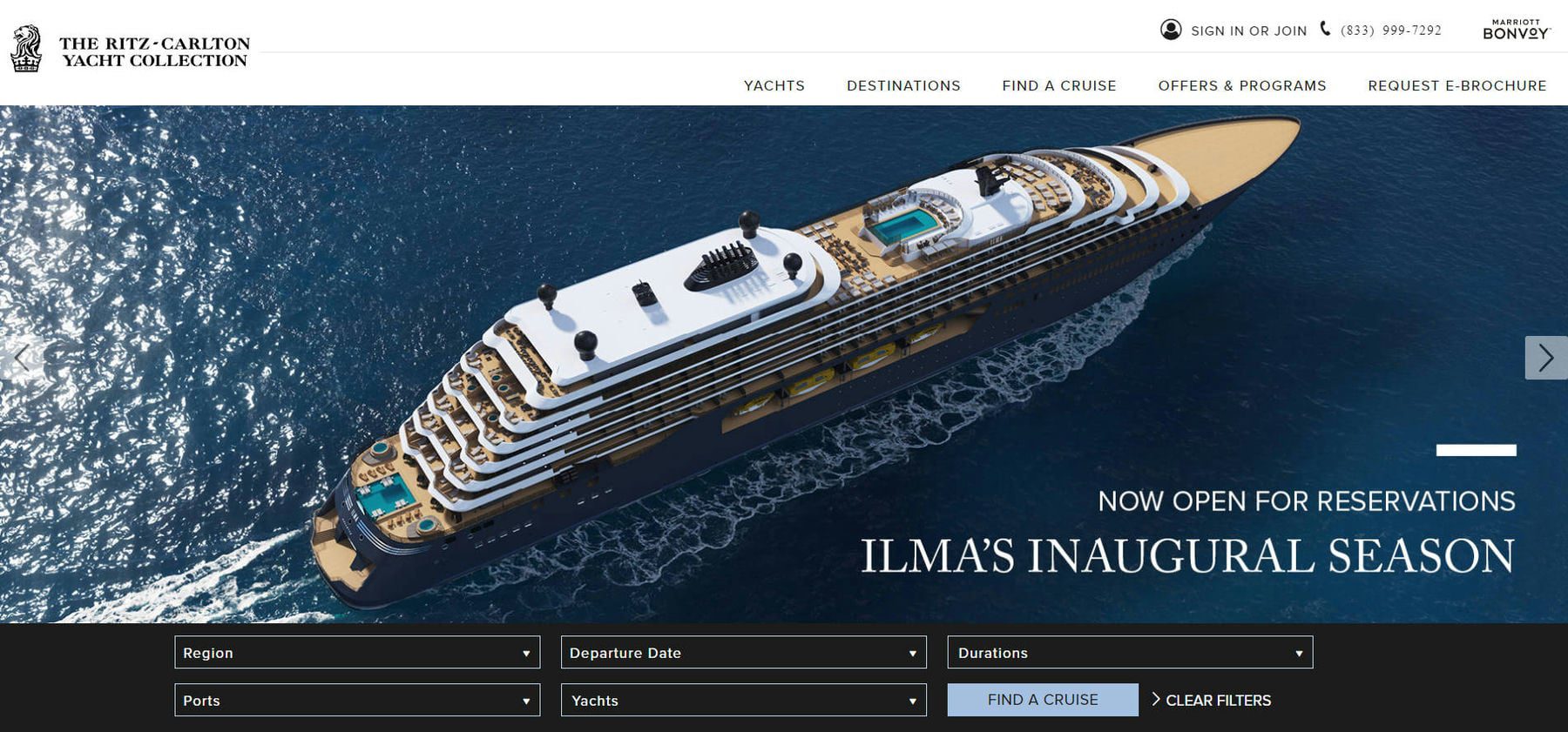 Ritz-Carlton Yacht Collection Immagini coinvolgenti