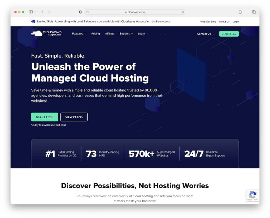 Cloudways дешевый облачный хостинг