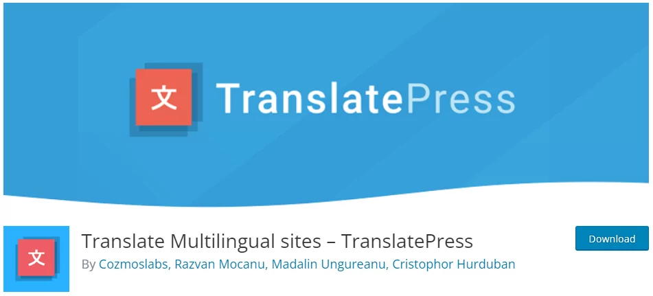 TranslatePress WordPress-Übersetzungs-Plugin