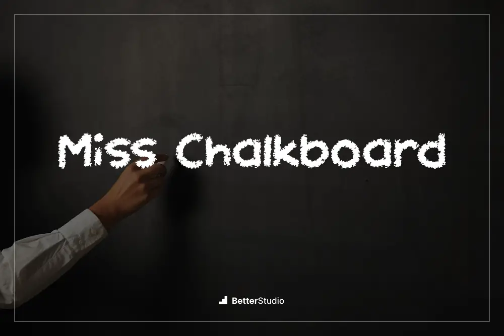 Miss Chalkboard -