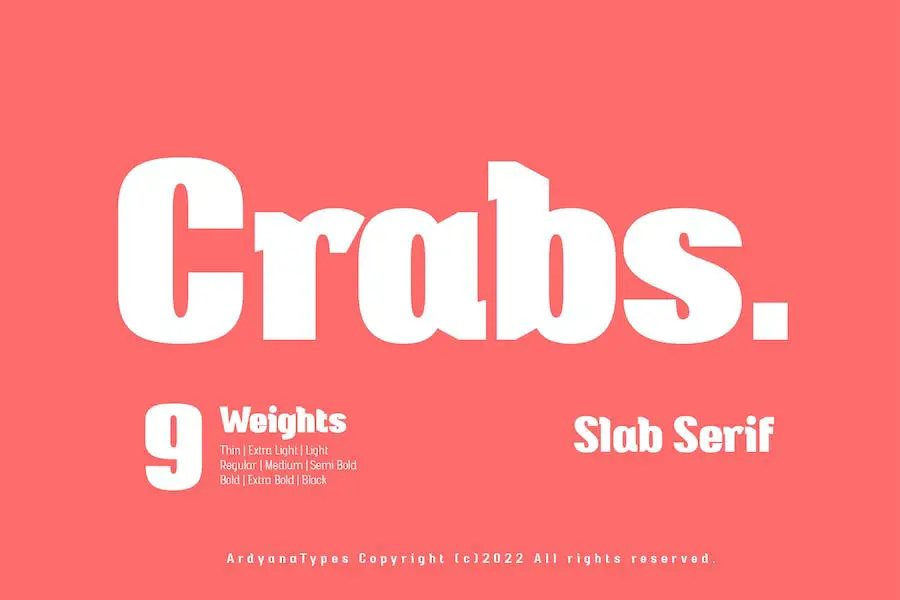 Slab de crabi -