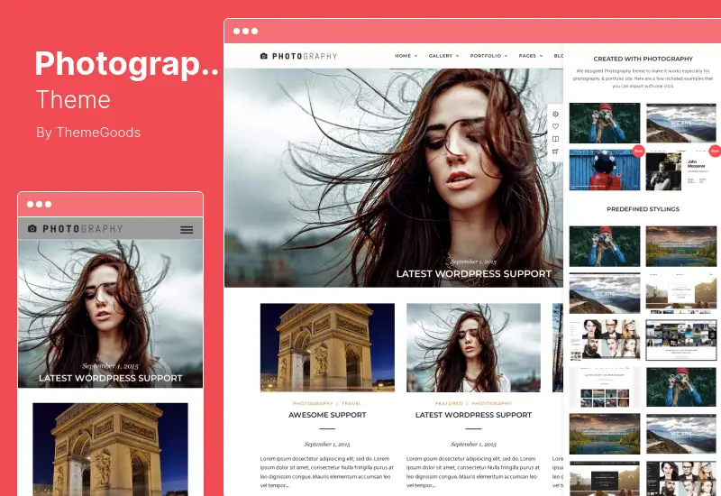 Tema fotografie - Tema WordPress pentru fotografie