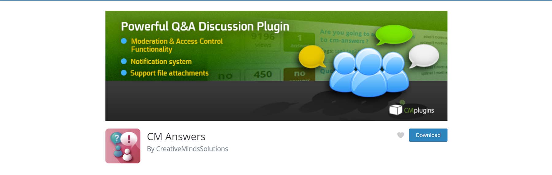 CM Answer Q&A Plugin für WordPress